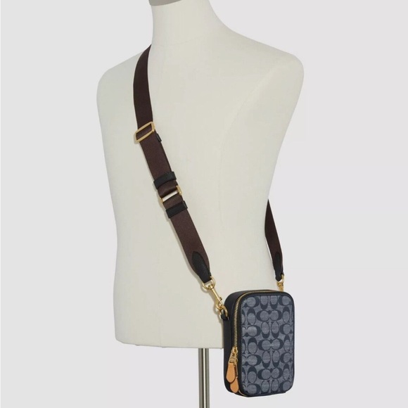 Coach Stanton Denim Crossbody - Picture 4 of 4